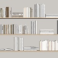 Books Books 3d model