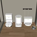Modern sweeping machine sweeping robot sweeping machine 3d model