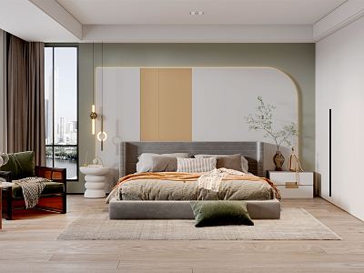 Modern Bedroom model