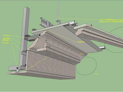 Hardware Tools for Structural Metal Connections with Brackets and Bolts 3d model