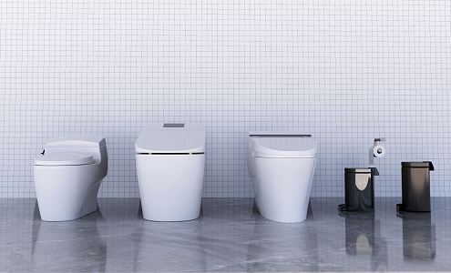 Modern toilet sanitary ware 3d model