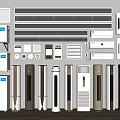 Air Conditioner Fans With Various Modern Designs And Different Styles For Home Use