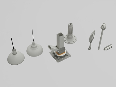 Industrial Style Lamps Modeling 680 model