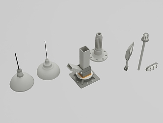 Industrial Style Lamps Modeling 680 3d model