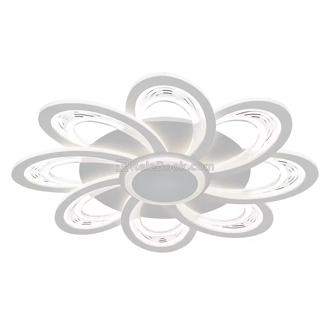 Simple ceiling lamp 3d model