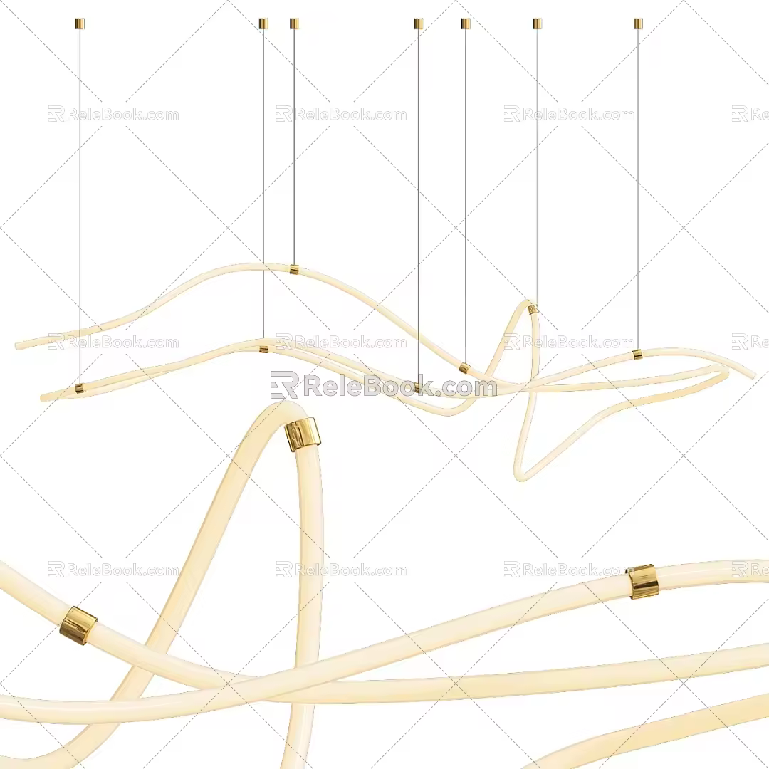 modern ceiling lamp 3d model