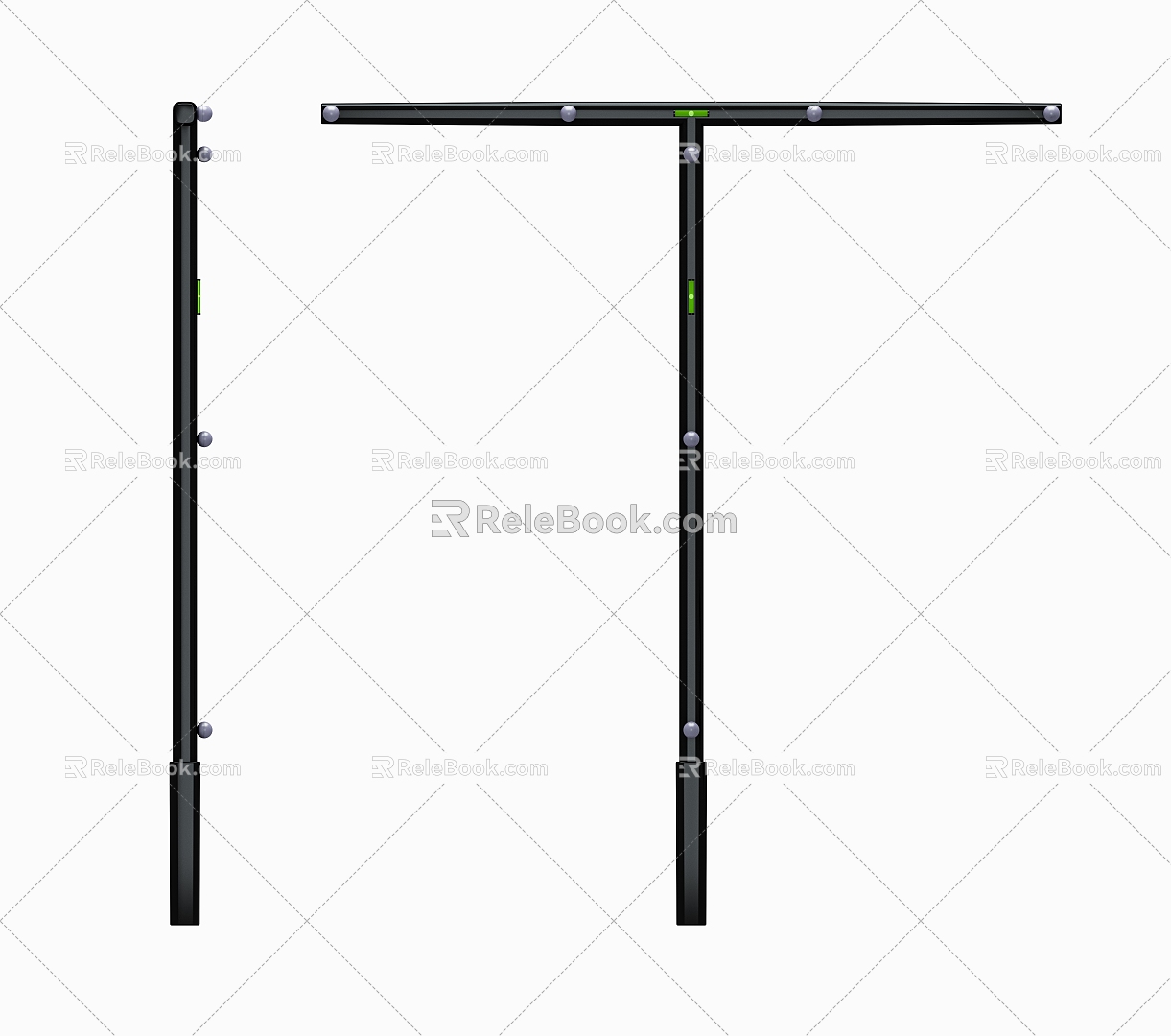 Modern calibration rod 3d model