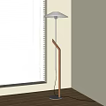 Modern Middle Style Floor Lamp 3d model