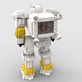 LEGO toy blocks Gundam robot battle robot 3d model