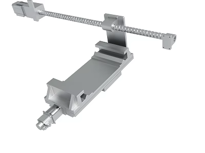 Industrial Metal Clamp Tool With Screw Adjustment Mechanism For Workbench Fixing And Grip Applications 3d model