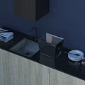 Modern Kitchen Cabinet Design With Wooden Finish And Wall Mounted Storage Units