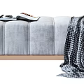 Light Luxury Bed End Stool Sofa Stool Bed End Stool Combination 3d model