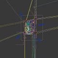 Modern Commercial Complex Design With Glass Facade And Surrounding High Rise Buildings