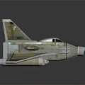 Detailed Military Fighter Jet Model With Camouflage Paint Wing Structure And Engine Details