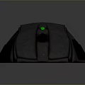Ergonomic Wireless Computer Mouse With Green LED Indicator And Comfortable Grip