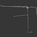 Industrial Metal Equipment Structure With Bracket And Pipe Components