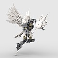 LEGO toy blocks Valkyrie Valkyrie battle angel 3d model