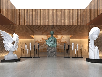 Modern Art Museum 3d model