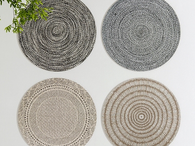 Modern Round Carpet model