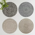 Modern Round Carpet 3d model