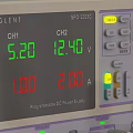 Dual Channel Adjustable DC Power Supply With Digital Voltage Current Display And Knob Control