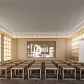 Library Reading Sharing Area 3d model