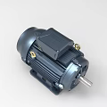 High Performance Industrial Electric Motors With Grey Housing Cooling Fins And Shafts