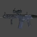 automatic rifle 3d model