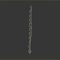 Golden Coiled Snake With Green Accent Isolated On Dark Background Reptile Closeup