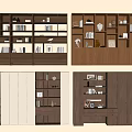 Modern Wooden Bookcase Designs With Open Closed Shelves Storage And Decorative Items