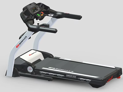 HealthStream Treadmill With Digital Display Control Panel And Running Belt For Home Gym Fitness 3d model