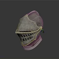 Medieval Knight Battle Helmet Metal Construction With Visor Ventilation Holes And Protective Design