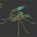 Five Striped Scorpion Karoleni Scorpion Italian Scorpion Mexican Scorpion Soves Scorpion East Asian Piners Scorpion 3d model