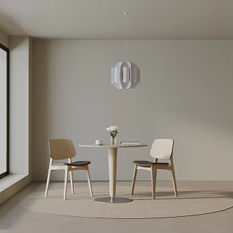 Modern table combination 3d model