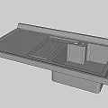 Modern Kitchen Sink With Double Bowl And Integrated Drainer Rack Design