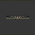 Vintage Yellow Biplane With Red Accents And Black Emblems On Double Wings