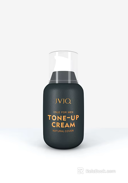 Men's Tone Up Cream Cosmetic With Natural Cover For Daily Skin Care Use 3d model 