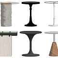 Modern side several combination 3d model