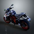 Motorcycle Two-wheeled Motorcycle Cross-country Motorcycle Road Race Motorcycle Motor Vehicle Transport 3d model