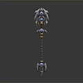 Scepter Ancient Scepter Cane Ancient Scepter Magic Scepter Metal Scepter Classical Scepter Magic Scepter 3d model
