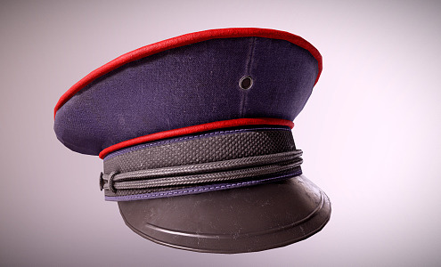 Modern Hat Army Cap Navy Cap 3d model