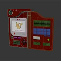 Modern game machine electronic chicken hand game machine hand game machine 3d model