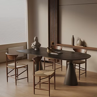 Modern table combination 3d model