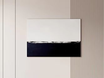 Modern Simple Hanging Painting 3d model