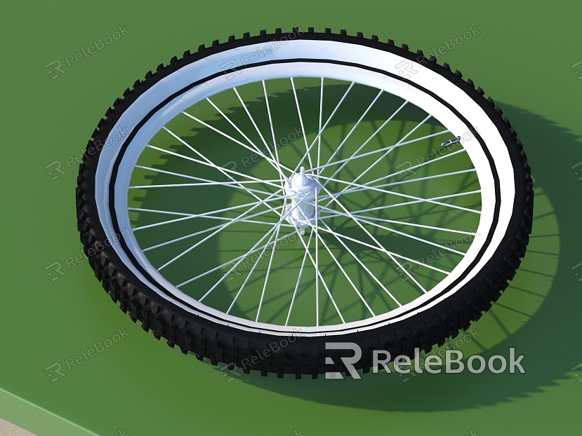 modern bicycle tire parts model