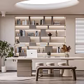 Modern study 3d model
