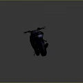 Sleek Black Motorcycle With Modern Design Sporty Body And Comfortable Seat Features