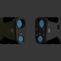 Commercial Laser Rangefinders With Black Textured Body Blue Lens And Ergonomic Grip
