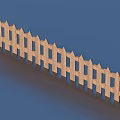 Decorative Wooden Garden Fence For Outdoor Landscape Decoration And Privacy