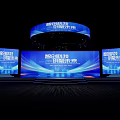 Science and Technology Stage Conference Stage 3d model